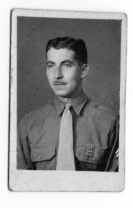 George Hanania, US 5th Army, World War II. Photo courtesy of Ray Hanania