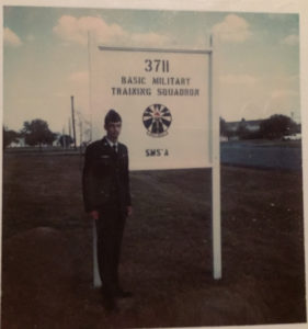 Ray Hanania after graduation from Basic Training at Lackland Air Force Base 1973. Photo courtesy of Ray Hanania